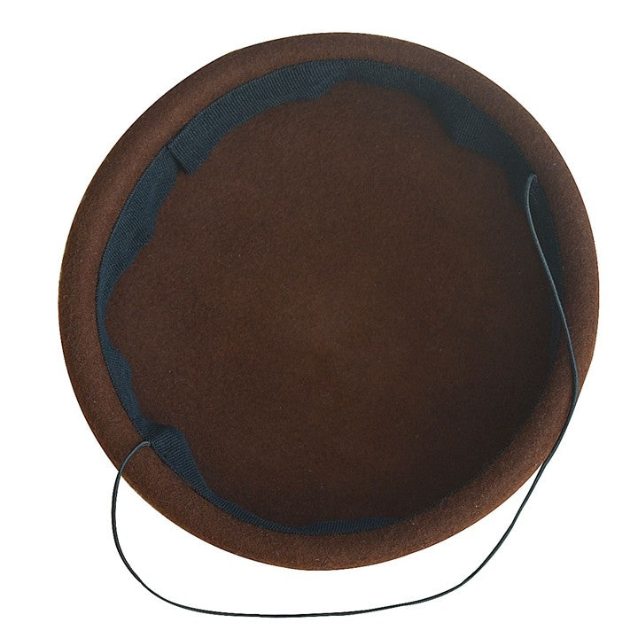 Lawliet Circle Feminino Capacete Chapéus de Feltro de Lã Chapéus Pillbox Fascinator para Mulheres Suprimento de Chapelaria Base de Chapéu Chapéus de Coquetel