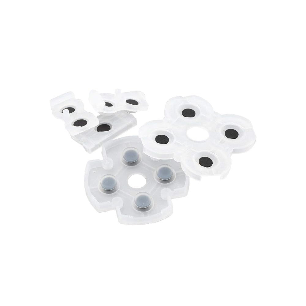 1-10Sets Replacement Conductive Rubber Pads for PS4 Controller Silicone Buttons Joystick Pads JDM-010/030/040/050 Repair Part