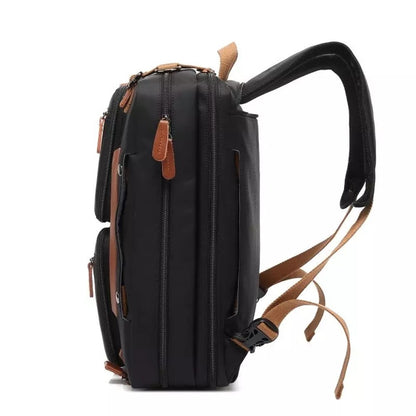 Nova Mochila Conversível Multifuncional 2025 Mochila para Notebook de 15,6/17,3 Polegadas Mochila de Viagem de Negócios Mochila Escolar de Nylon Impermeável