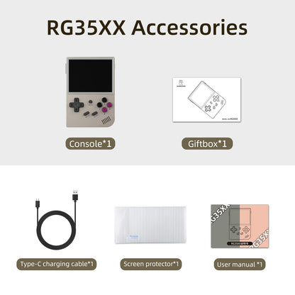 ANBERNIC RG35XX Plus/RG35XX Retro Handheld Game Console 3.5? IPS Screen Linux Portable Video Game Player Support HD-M-I TV Outpu
