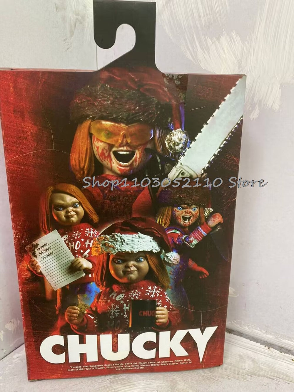 NECA Chucky Figure Anime Christmas outfit Child's play figures Model Joint Movable Toys Christmas Birthday Gift Toys