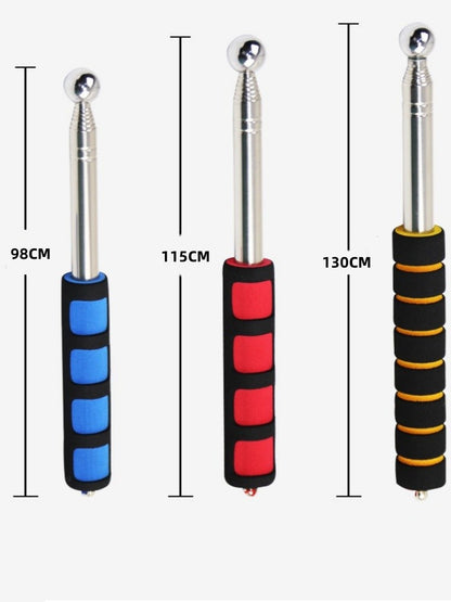 1M~1.3M Martelo de Tambor Oco Ferramenta de Inspeção de Casa Martelo de Tambor Oco Martelo de Tambor Telescópico de Aço Inoxidável Detecção de Azulejos
