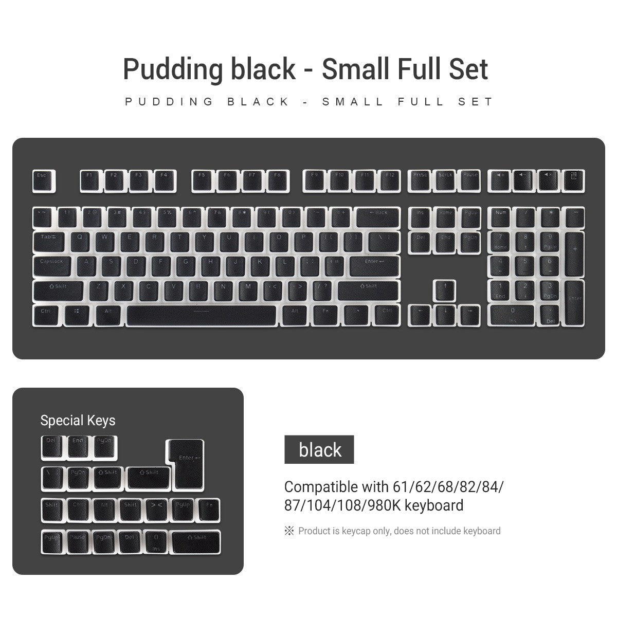 129 Teclas Pudding Keycaps Perfil OEM PBT Double Shot Keycap Para Teclado Mecânico Mx Switch Layout ISO Teclas retroiluminadas RGB