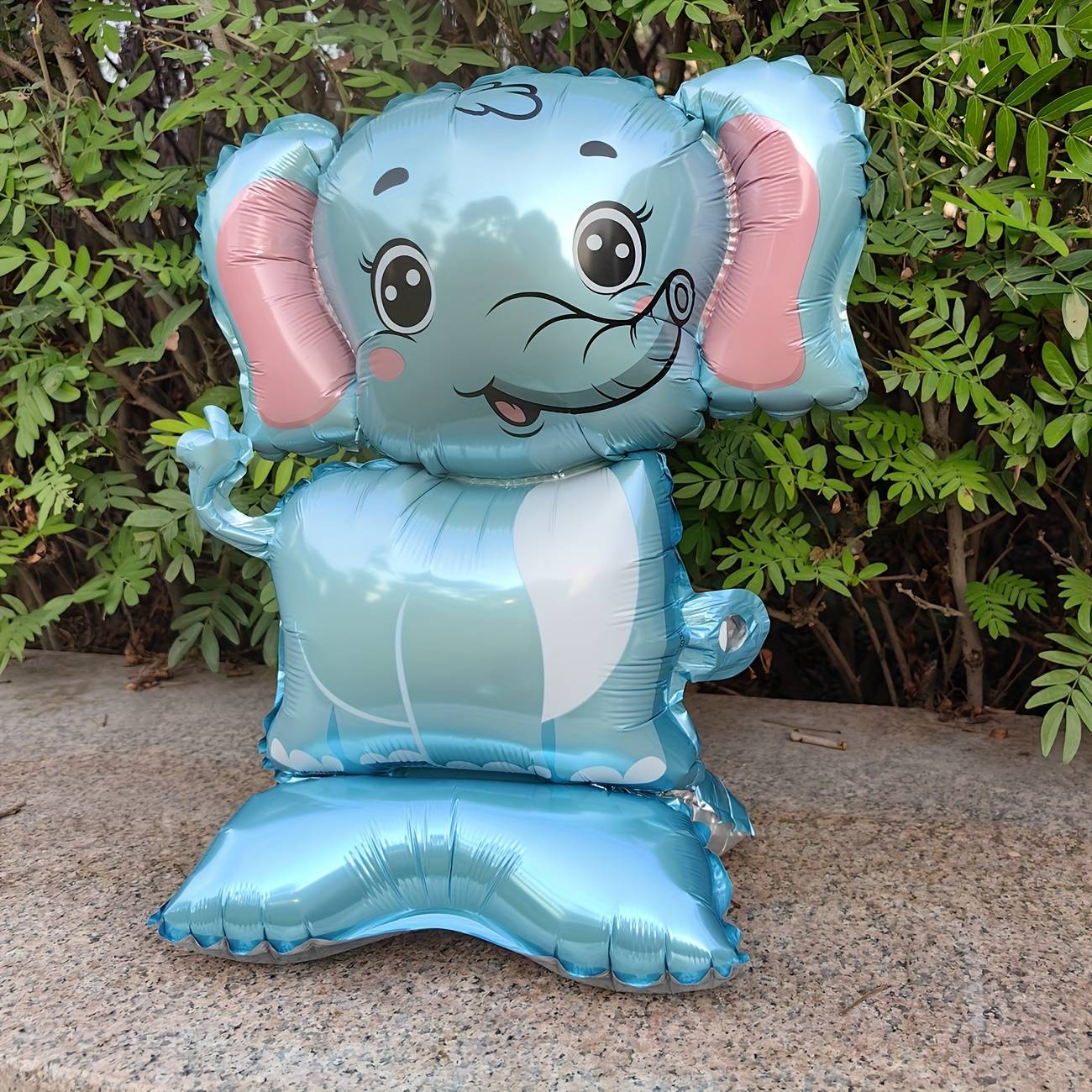 3/2PCS Jungle Animal Foil Balloons with Stand - Koala Elephant Fox for Birthday Wedding Carnival Theme Decorations