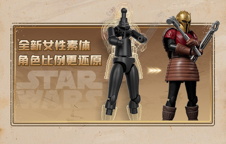 NOVOS BLOKEES Original Mandalorian GV01 Star Wars Brinquedo Djarin Mando Grogu Yoda Boba Fett Imperial Stormtrooper Boneco de Ação Presente