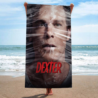 Dexter American Classic Horror Anime Microfiber Beach Towel Absorbent Quick Dry Soft Yoga Swimming Resort Mountain ClimbingTowel