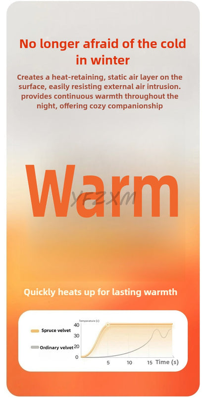 Super Thick and Warm Flannel Blanket Super Soft Fluffy Queen Size Bed Blanket Cozy Skin-friendly Multifunctional Nap Blanket
