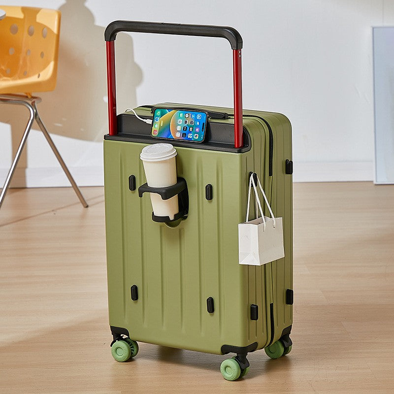 COLENARASuitcase 20"24"28 Inch Large Capacity Trolley Case ABS + PC Boarding Box Cart Type Travel Bag Universal Wheel Luggage