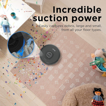 RRV2310 Matrix Robot Vacuum para Carpetes e Pisos Duros com Escova Autolimpante e Mapeamento de Precisão Recondicionado Certificado Adva