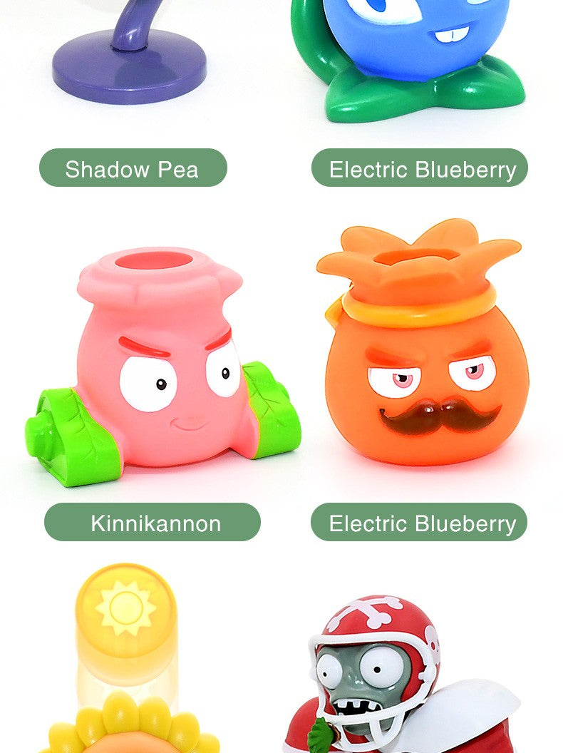 PLANTS VS ZOMBIES 2 Toys Full Set New Role Pea Shoote Alliance Bullet Ejection Attack Walking Dead Children's Gifts Delivery Bag