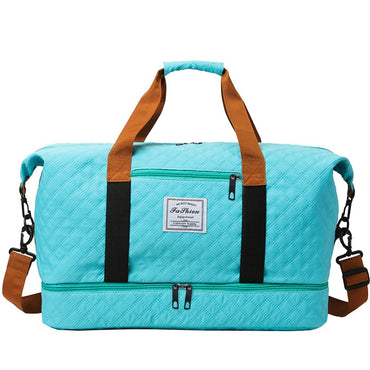 Quilted Travel Duffle Bag Multi-Color Casual Single Shoulder Bag for Vacation Trip Gym Daily Luggage Festival Gifts