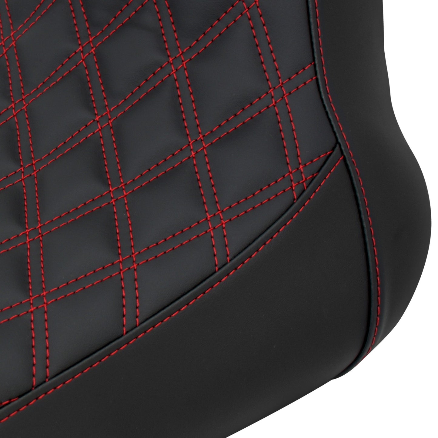 Banco Solo Low Profile Para Piloto De Motocicleta Com Almofada Diamante Para Harley Softail Fatboy Breakout FLSTF FXBRS 2018-2021 2022 2023 Preto