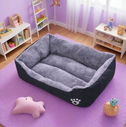 Cama de cachorro de casa de estimação grande, tapete de gato, pelúcia longa, sono profundo, macia e quente, almofada para cães pequenos, camas calmas para filhotes de Chihuahua