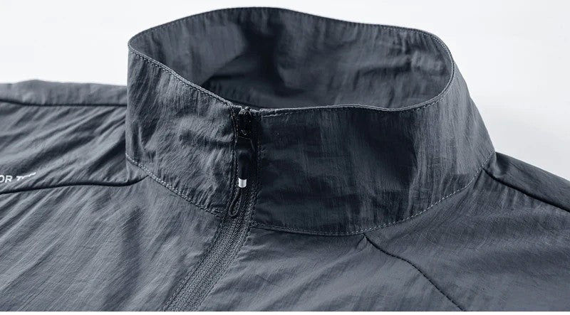 Men's Summer Skin Quick Dry Hiking Jacket Waterproof Sun UV Protection Coats Men Outdoor Sports Fishing Camping Running Jacket