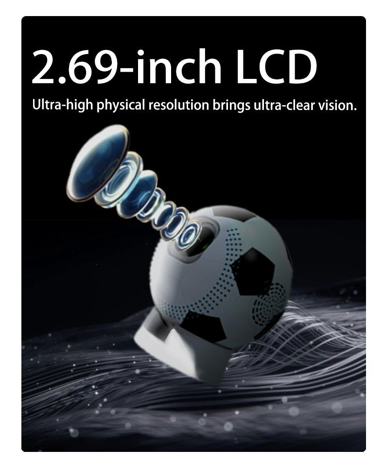 MSAI Soccer Q8 Projector 4K 720P Android 12 Auto Focus Dual-Band WiFi Multi-Language Projector for Camping Bedroom Outdoor Movie