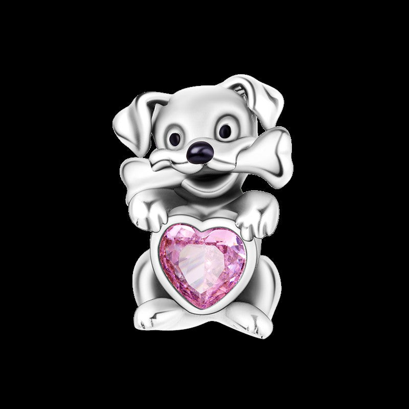 925 Sterling Silver Dog Charms French Bulldog Poodle German Shepherd Beagle Dachshund Pendants Fit Bracelets DIYJewelry Gift