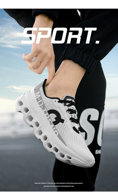 Tênis Masculino com Amortecimento para Corrida Tênis Esportivo Leve Casual Masculino Antiderrapante Tênis Esportivo para Viagens ao Ar Livre Caminhada
