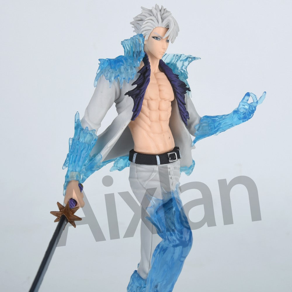 29cm BLEACH Anime Figure Hitsugaya Toushirou PVC Action Figure Boneco de Modelo Colecionável Brinquedo