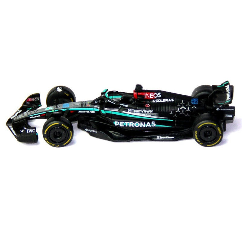 Bburago 1:43 Mercedes-AMG Petronas F1 Team W15 2024 #44 Hamilton #63 George Russell Carro Liga Fundido Modelo Brinquedo Colecionável