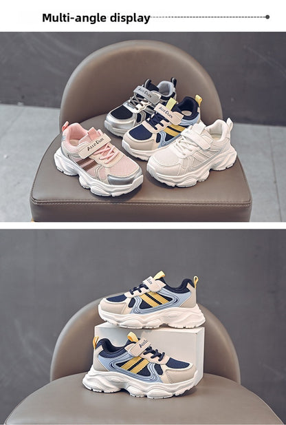 2025 Spring Autumn New Boys Kids Sport Shoes Girl Baby Toddler Mesh Breathable Casual Running Shoes Soft Soled Children Sneakers