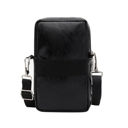 Men'S Shoulder Bag Multi-Function Leather Messenger Casual Crossbody Bags High Quality Male Purse Phone Chest Pack