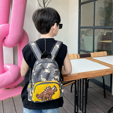 Kindergarten Backpack for Boys Fashion Dinosaur School Backpacks Cartoon Print Casual Kids School Bag Girls Schoolbags 3-8 Years