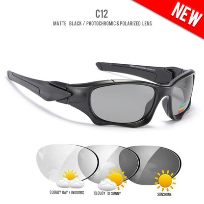 KDEAM Óculos de Sol Polarizados para Esportes ao Ar Livre Masculino Armação Curva Lente Resistente a Estresse Óculos de Sol Feminino KD0623