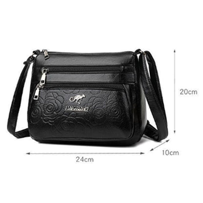 Women's Bag Middle-aged Bag Mother's Bag Fashion Multi-layer Large Capacity Single Shoulder Mother-in-law Buy Vegetable Bag