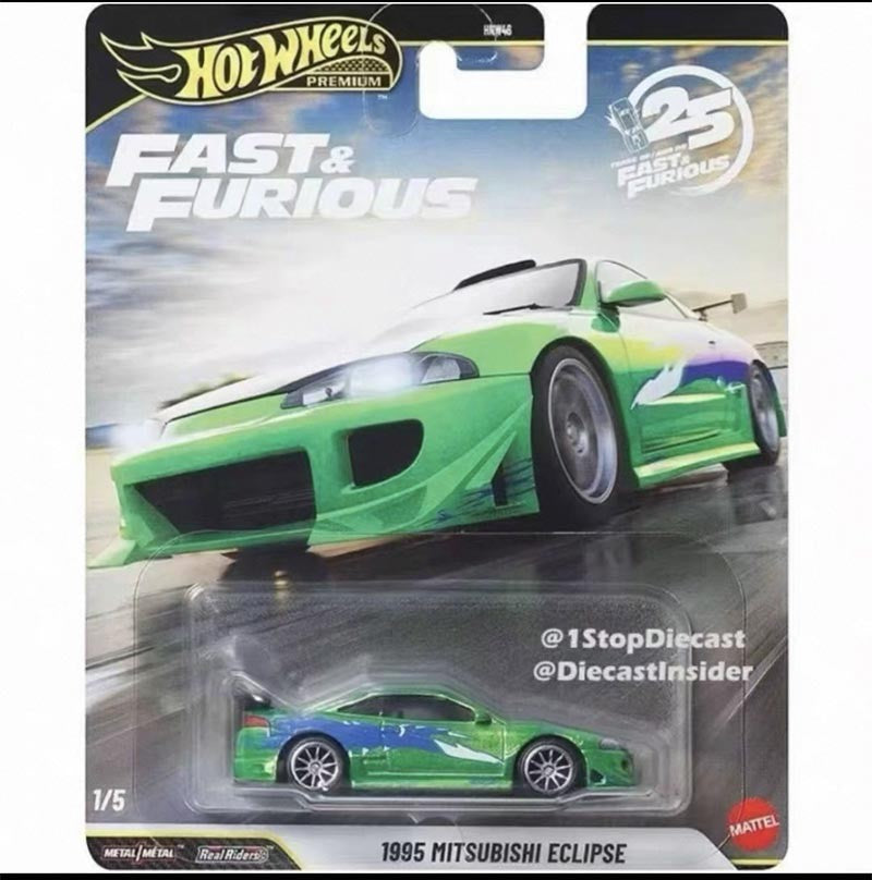 Novas Rodas Velozes e Furiosos 25º HNW46 Mercedes-Benz Mitsubishi 1:64 Miniatura de Liga de Metal Fundido Veículo de Brinquedo de Coleção de Carro de Presente