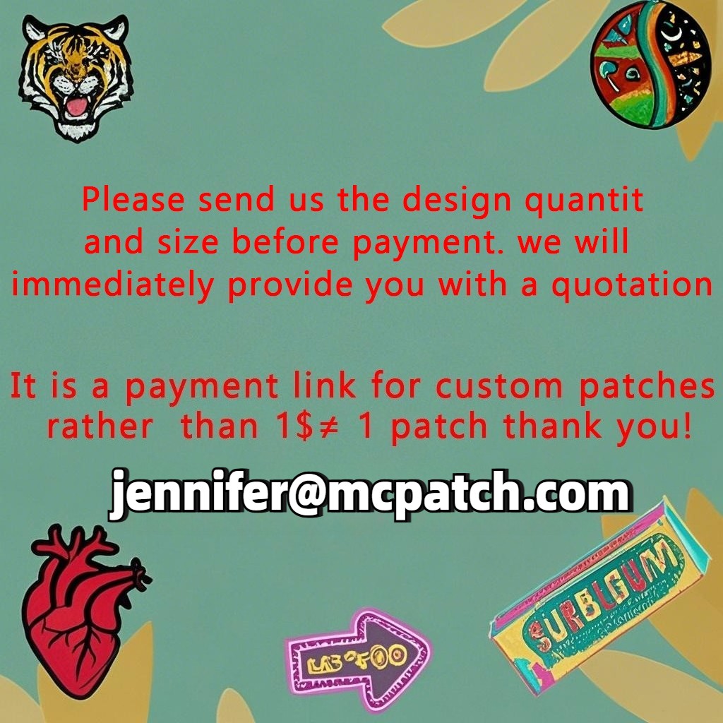 Custom Embroidery Patch Iron On Patches Logo Team Group Personalized DIY Fusible Patch Hook & Loop Patch For Clothing Moq 10pcs
