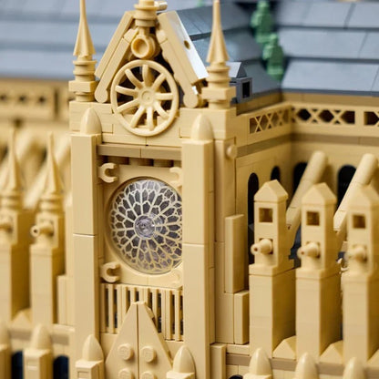 4383pçs 21061 Notre-Dame de Paris Kit de Modelo Arquitetônico Modelo de Decoração de Casa Presente para Adultos