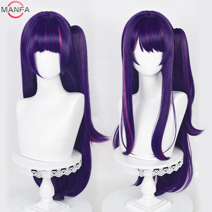 Perucas de Cosplay de Alta Qualidade Arima Kana Hoshino Akuamarin Hoshino Rubii Hoshino Ai, Fibra Resistente ao Calor, Perucas de Anime de Cosplay