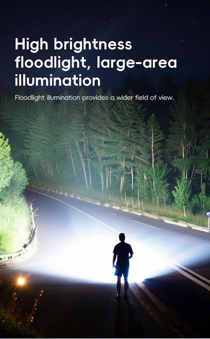 High Power LED Flashlight USB Rechargeable Super Long Range Tactical Torch Strong Light Lamp Outdoor Portable Lantern Waterproof