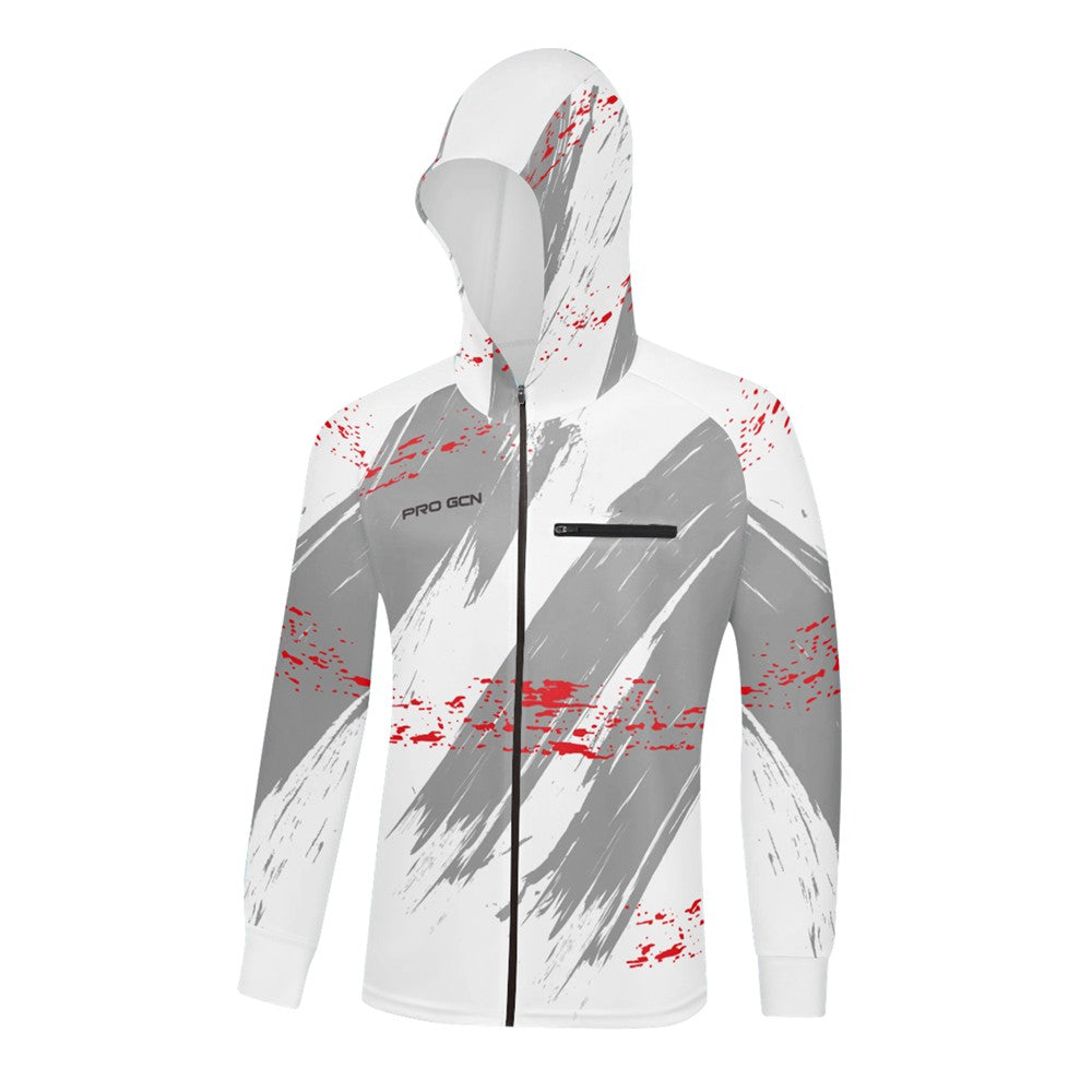 Camisetas de Pesca com Capuz Secagem Rápida Proteção Solar Camisas de Pesca Masculinas Respiráveis Manga Longa Roupas de Pesca