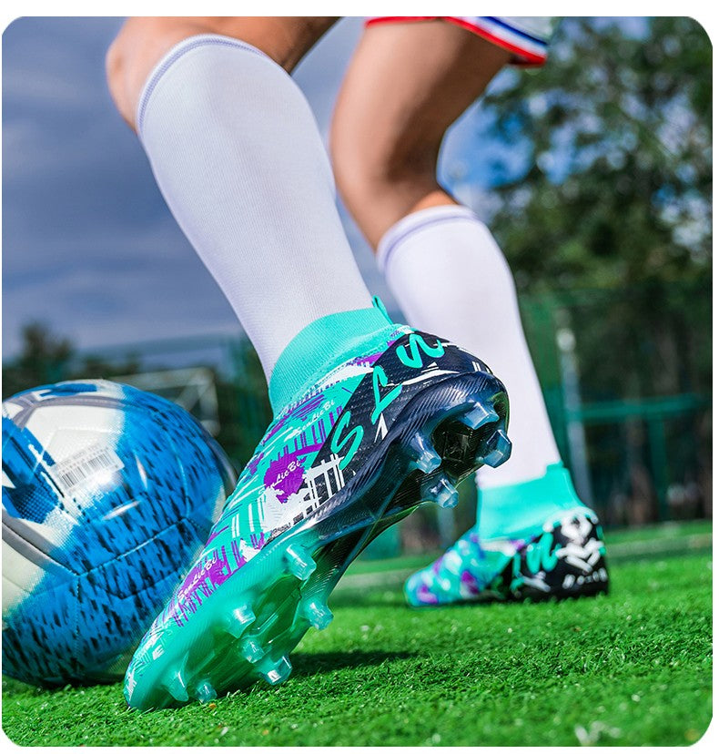 Men's Soccer Shoes Cleats Non-Slip FG Football Boots Men High-quality Match Training Sneakers Futsal Indoor Soccer Boots Boys