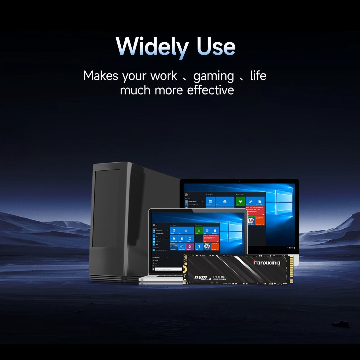 Fanxiang S501Q 3500MB/s M.2 SSD Disco Rígido 512GB 1TB 2TB PCIe 3.0 NVMe M2 SSD Unidade de Estado Sólido Interna para Laptop Desktop PC