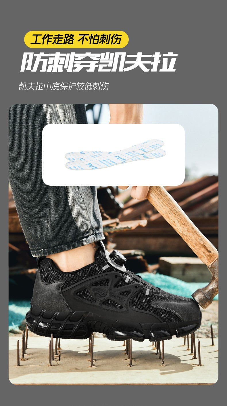 Men's Military Tactical Boots Army Boots Men Side Zipper Military Boots Men Anti-Slip Ankle Boots Work Safety Shoes Hiking Shoe