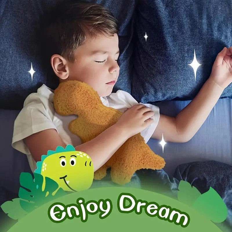 4pcs Large Dino Nugget Pillow Set Plush with Stuffed Animals Creative Dinosaur Theme Party Decoration Perfect for Christmas Gift