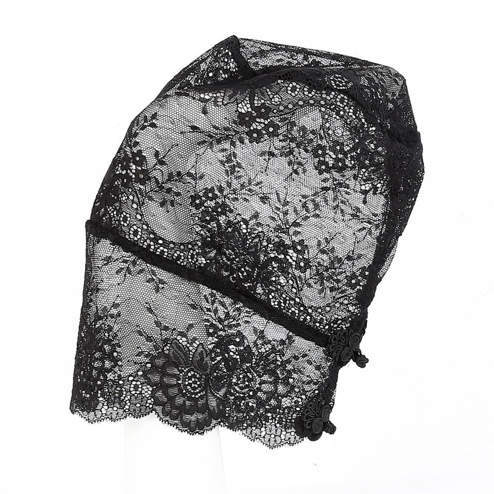 Sexy Lace Head Cover Full Face Halloween Eye Mask Cosplay Festival Party Mask Adult