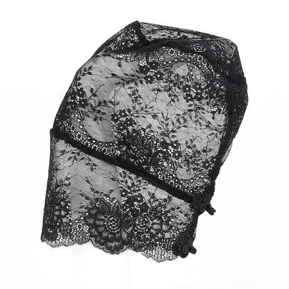 Sexy Lace Head Cover Full Face Halloween Eye Mask Cosplay Festival Party Mask Adult