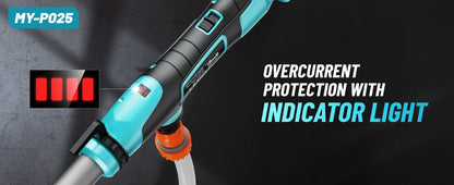 Seesii Cordless Stick Water Transfer Pump Handheld Portable Utility Sump Pump 3/4" Outlet for Pool/Garden/Pond/RV/Boat Draining