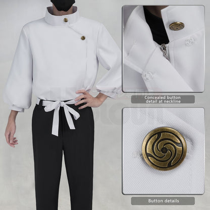 HOLOUN Anime Itadori Yuji  Yuta Okkotsu Cosplay Costume Wig Jacket Pants Upgraded version Halloween Christmas Convention Gift