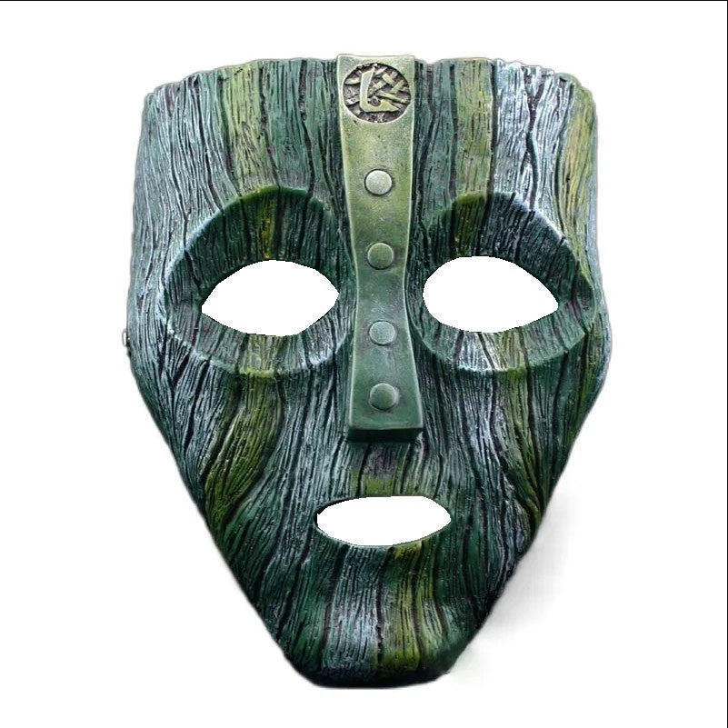 Cameron Diaz Loki Resin Bark Masks Halloween Mask Jim Carrey Venetian  Mask The God of Mischief Masquerade Cosplay Costume Props