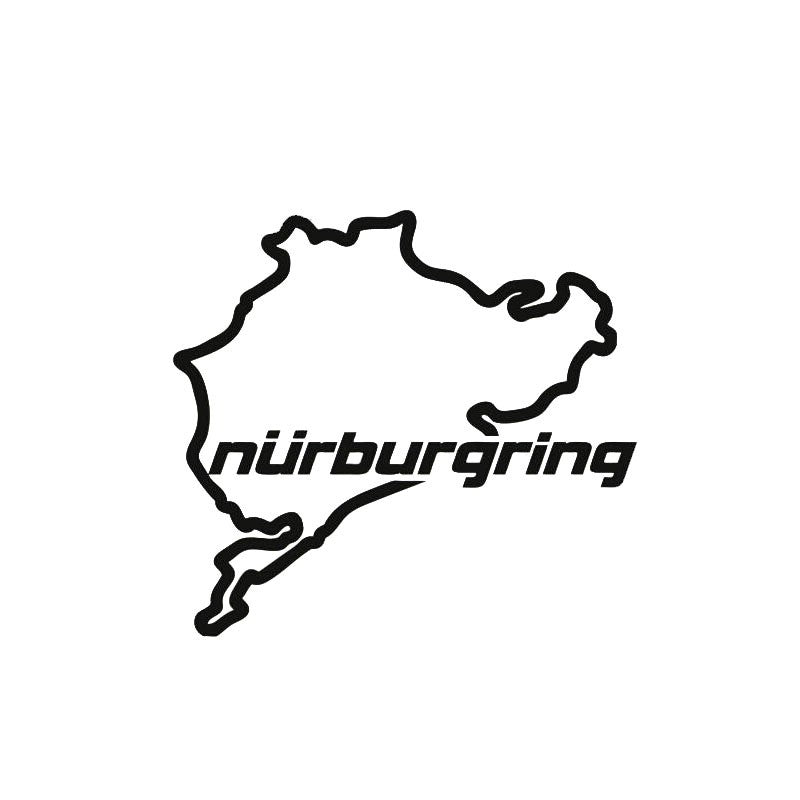 Adesivos para Janela Criativos de Moda Nurburgring para Carro, Estilo, Corrida de Rua