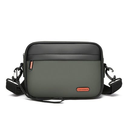 High Quality Soft PU Leather Male Small Shoulder Bag Fashion Men's Mini Handbag Casual Male Day Clutch Phone Bag