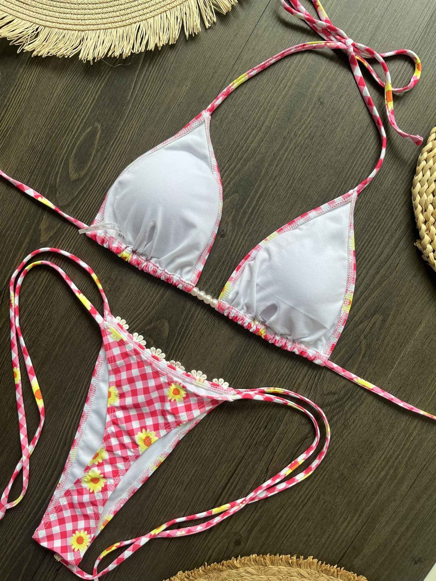 Micro Bikinis 2025 Sexy Women Swimsuit Swimwear Female Thong Bikini Set Biquini Bathing Suit Print Swimming Suits Beachwear