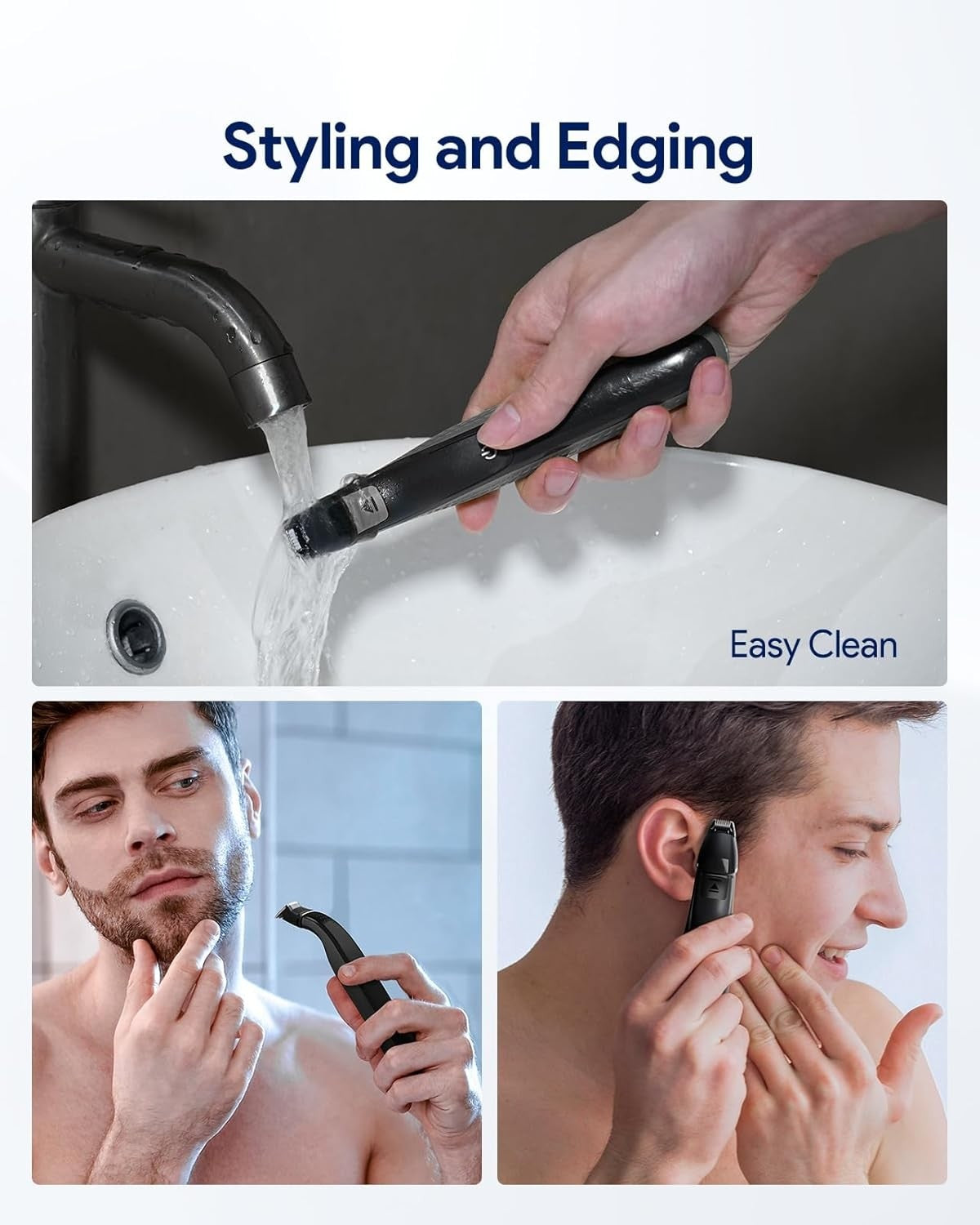 Nose Replacement Head Compatible with OneBlade QP2734/QP2834/QP25XX/QP26XX Precision Dual Blade, Rust Resistant Stainless Steel