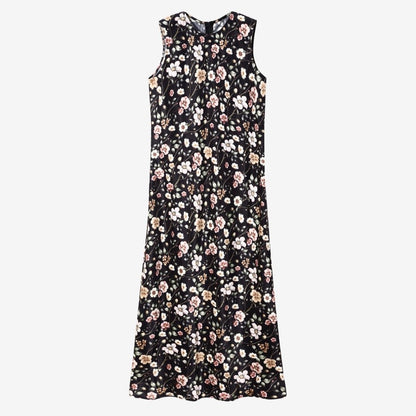 AS 2025 spring summer elegance satin dress + knitted top match set maxi floor le