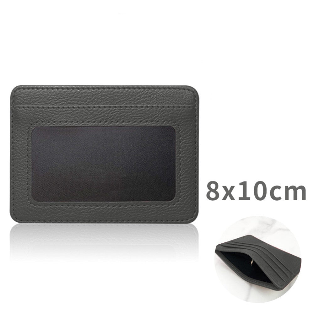 Custom Name ID Card Holder Fashion Slim Women Personalize Initials Mini Credit Card Wallet DIY Men Gift Engrave Logo Cardholder