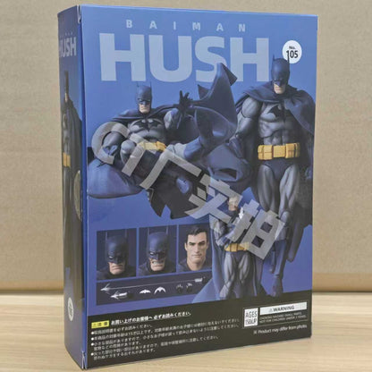 CT Toys Batman Figure Batman Mafex 105 Blue Version Bat Man Action Figures DC Justice League Hush Figurine Collection Toy gifts